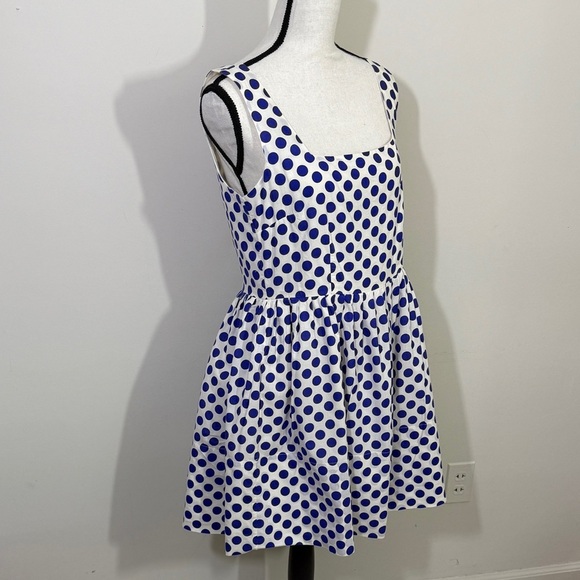 dELiA*s Blue and White Sleeveless A-Line Sundress - Picture 7 of 10